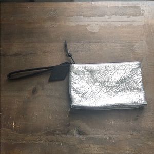 New Silver Clutch purse
